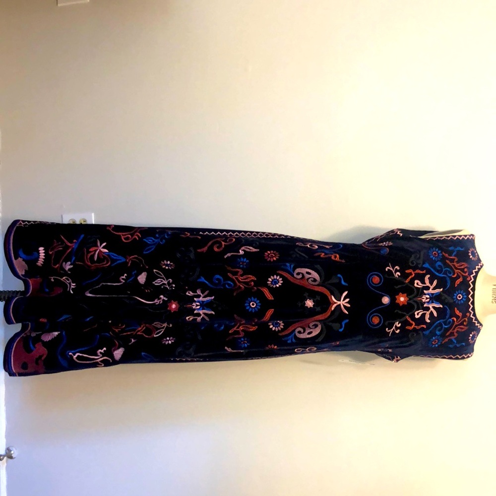 Long boho dress with beautiful pattern